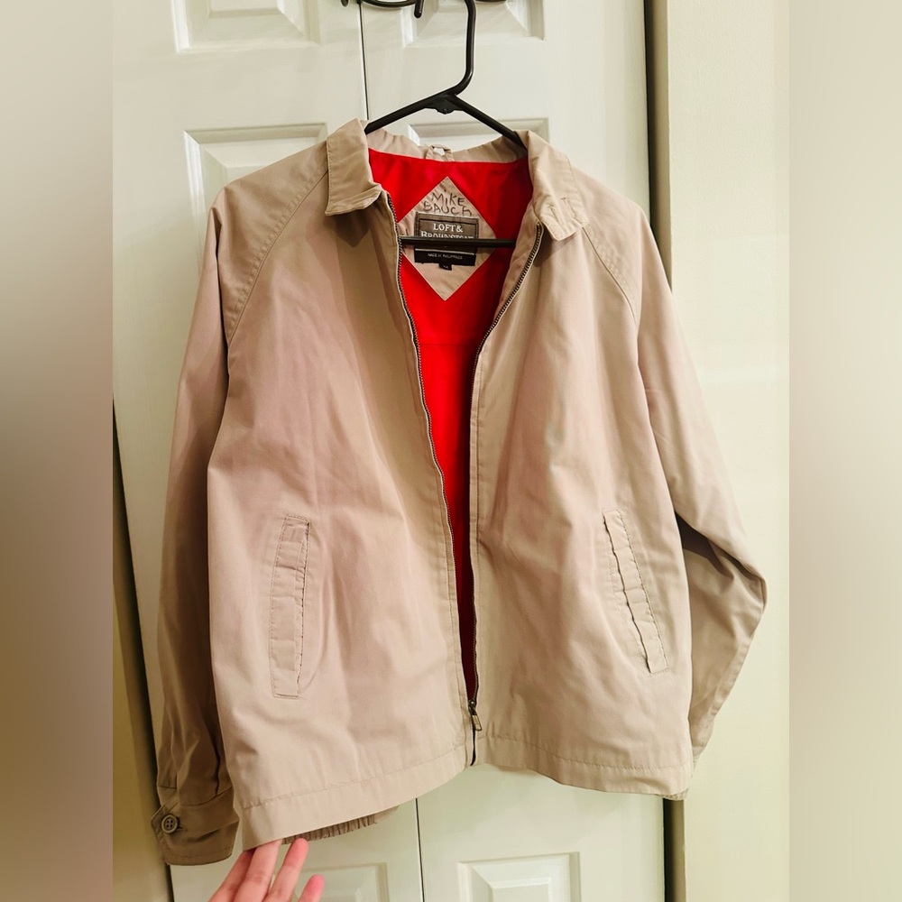 Vintage Loft & Brownstone Harrington jacket. Size M.